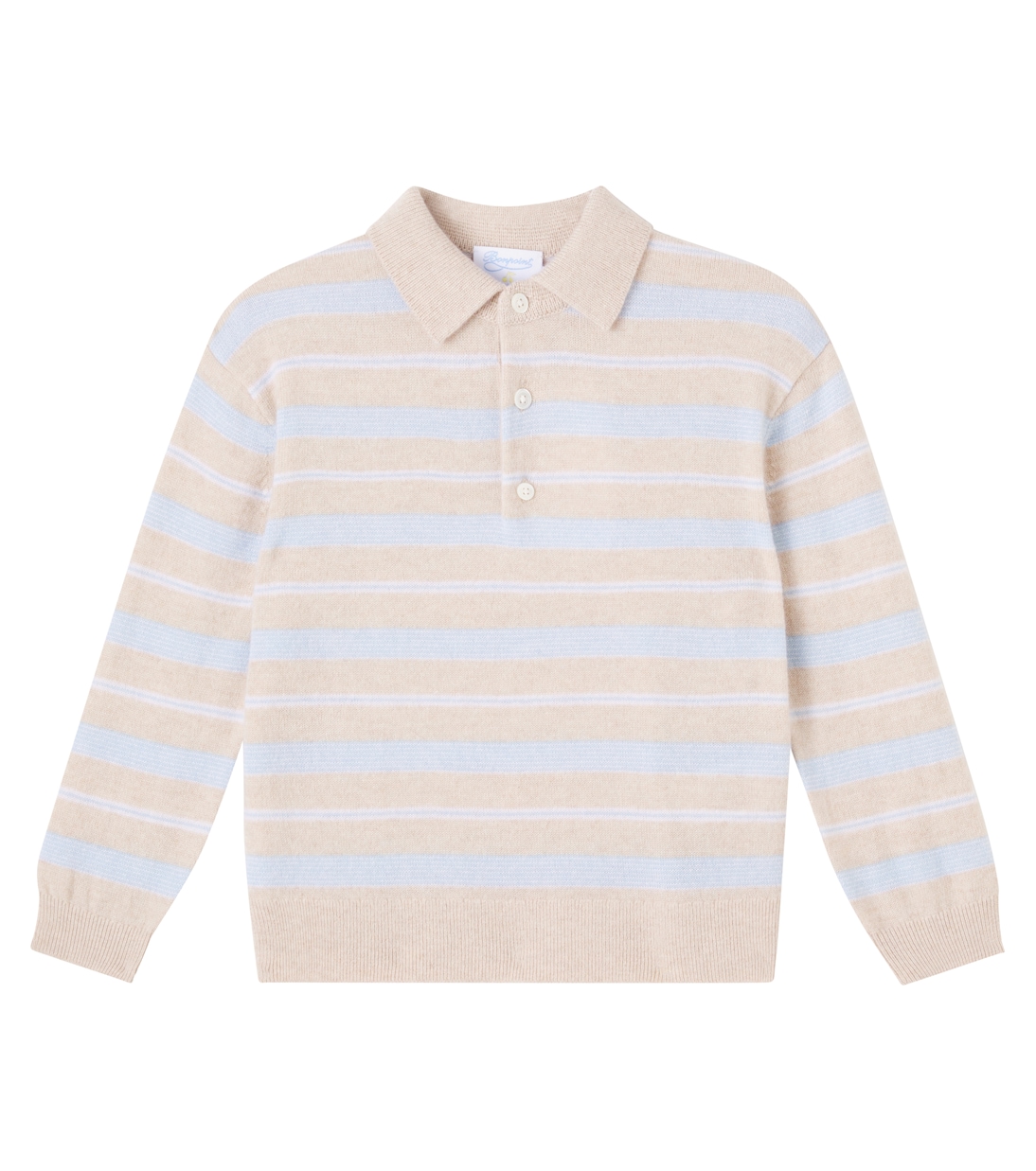 x Guest In Residence – Pull Louie rayé en cachemire | Bonpoint