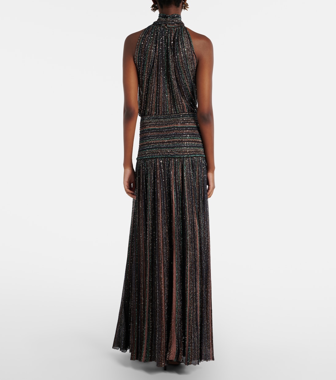 Jupe longue en lamé à sequins | Missoni