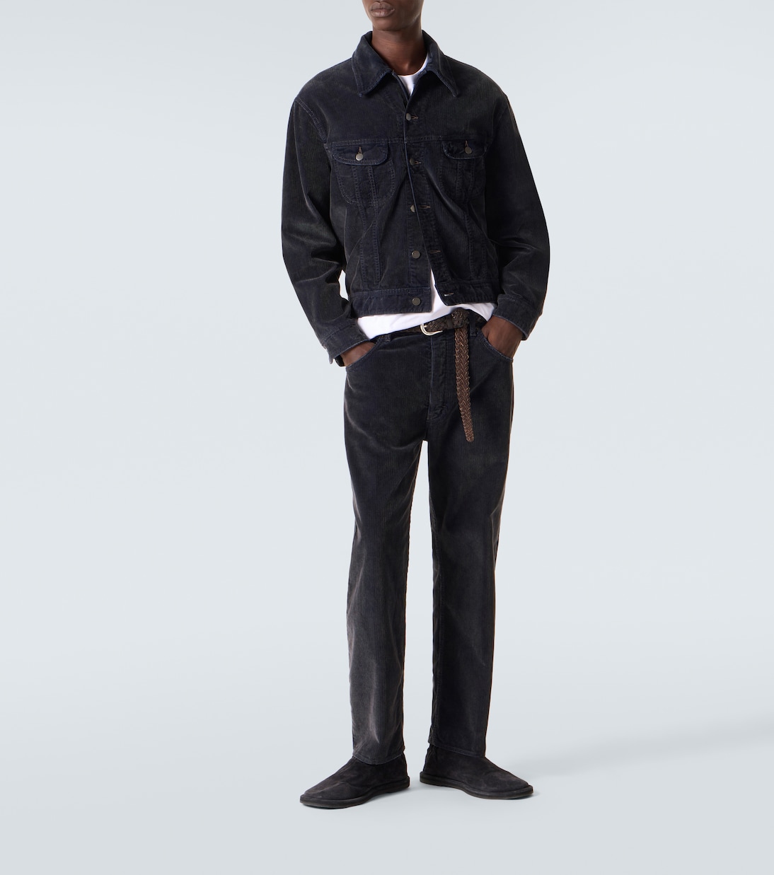 Chaussures slip-on Korine en daim | Studio Nicholson