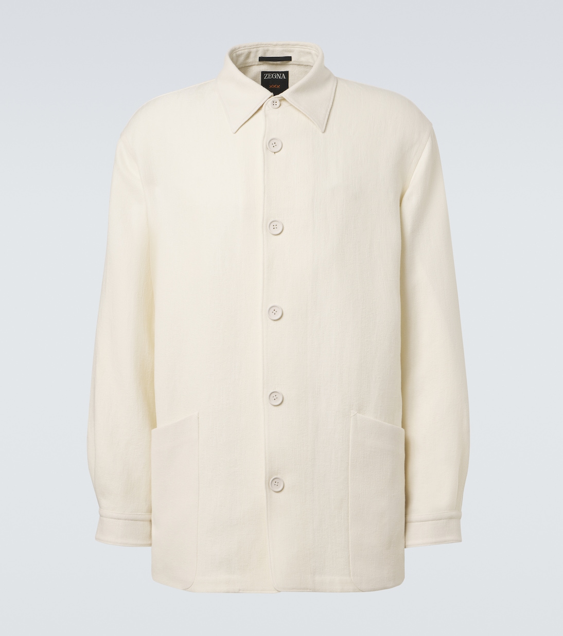 Wool and linen overshirt | Zegna