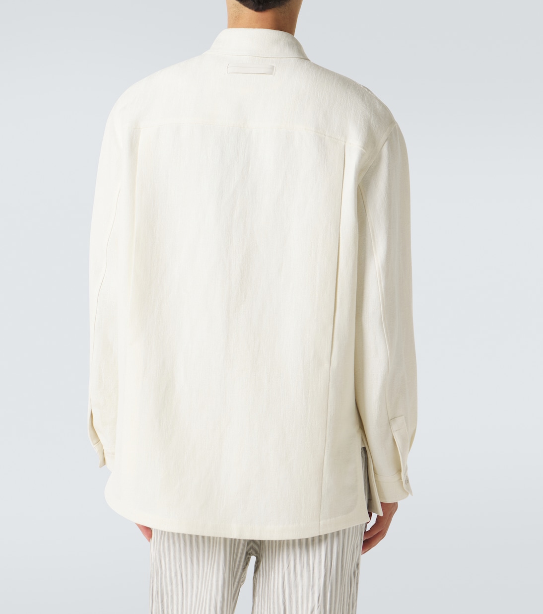 Wool and linen overshirt | Zegna