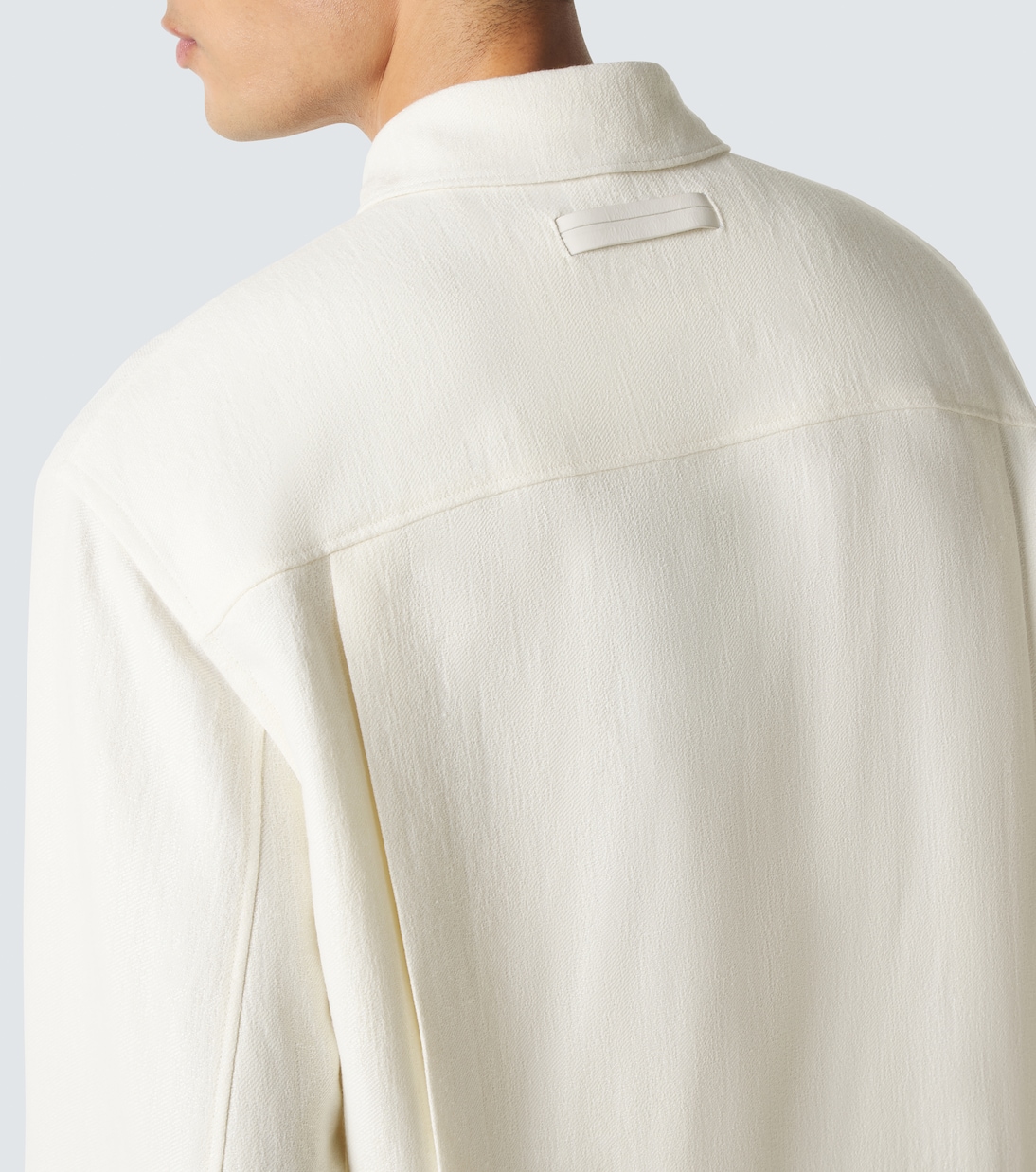 Wool and linen overshirt | Zegna