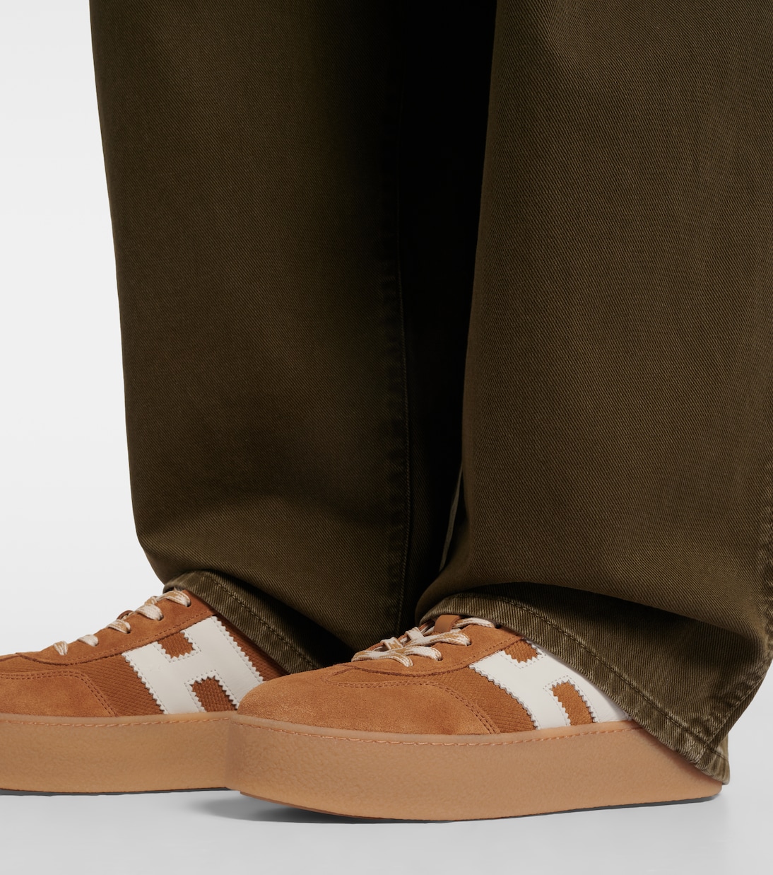 H698 suede platform sneakers | Hogan