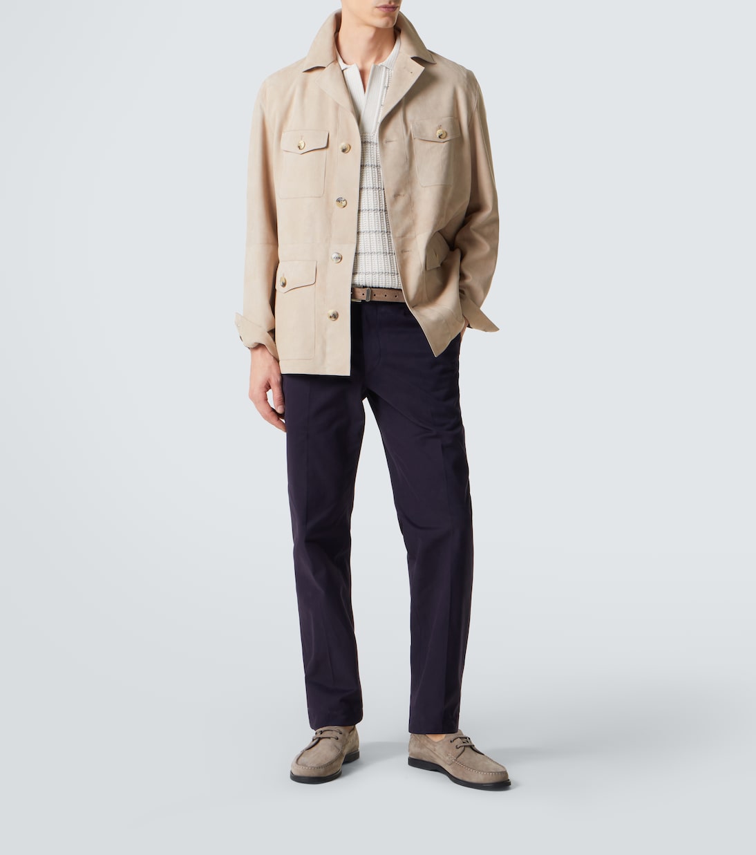 Pienza cotton-blend straight pants | Brioni