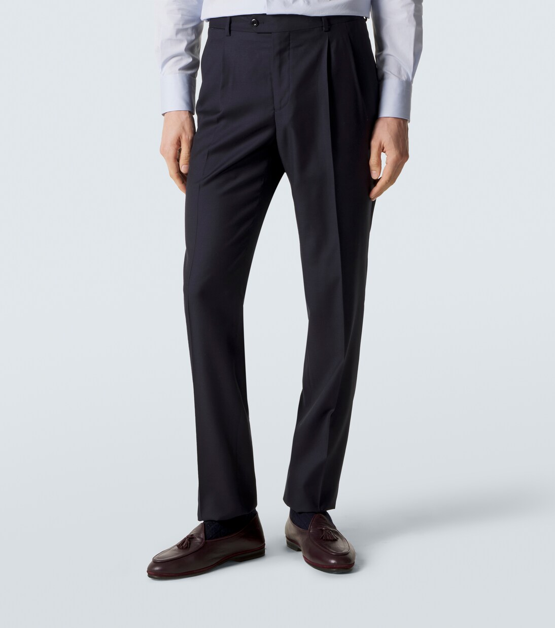 Pantalon droit en laine | Rubinacci