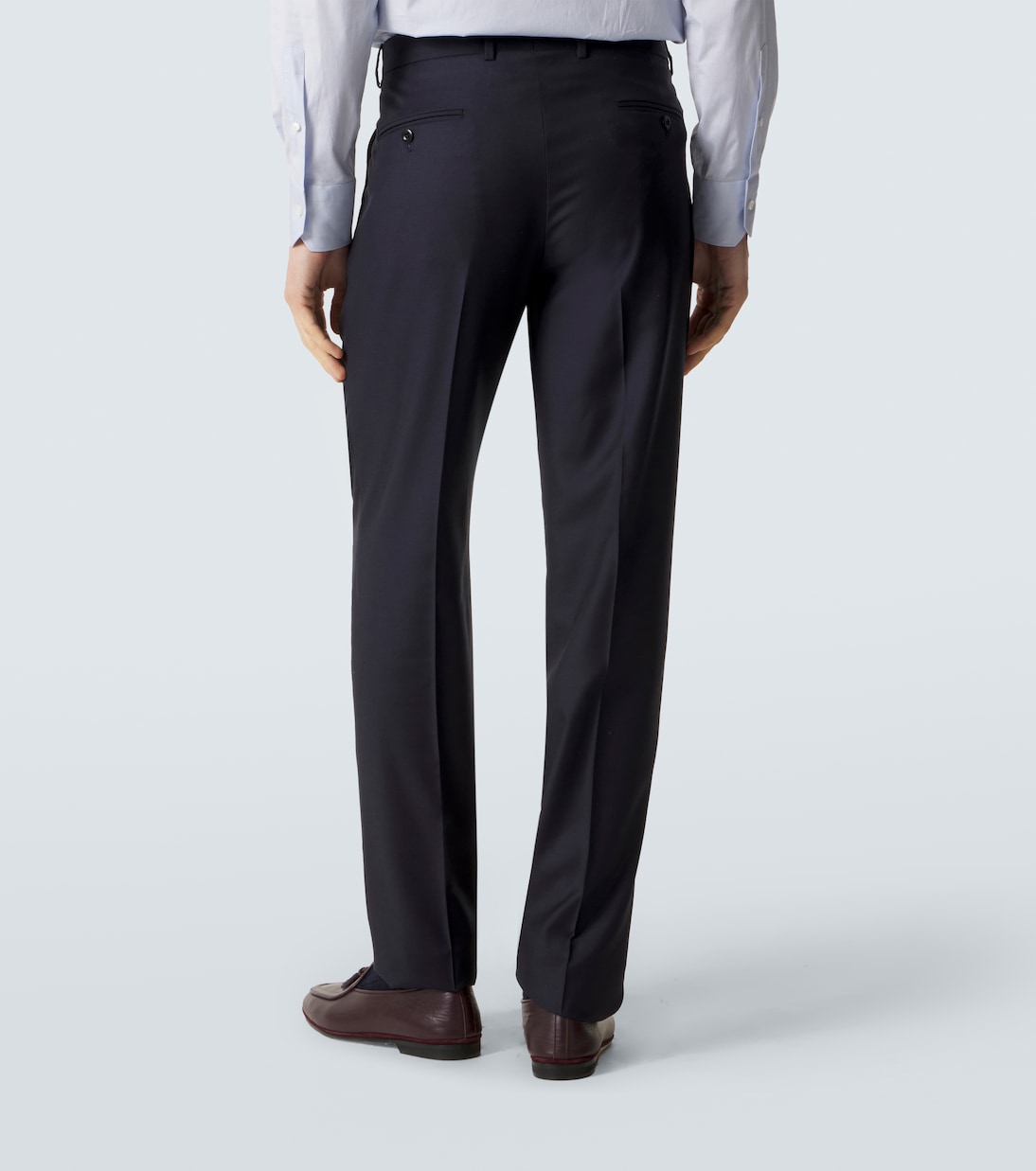 Pantalon droit en laine | Rubinacci