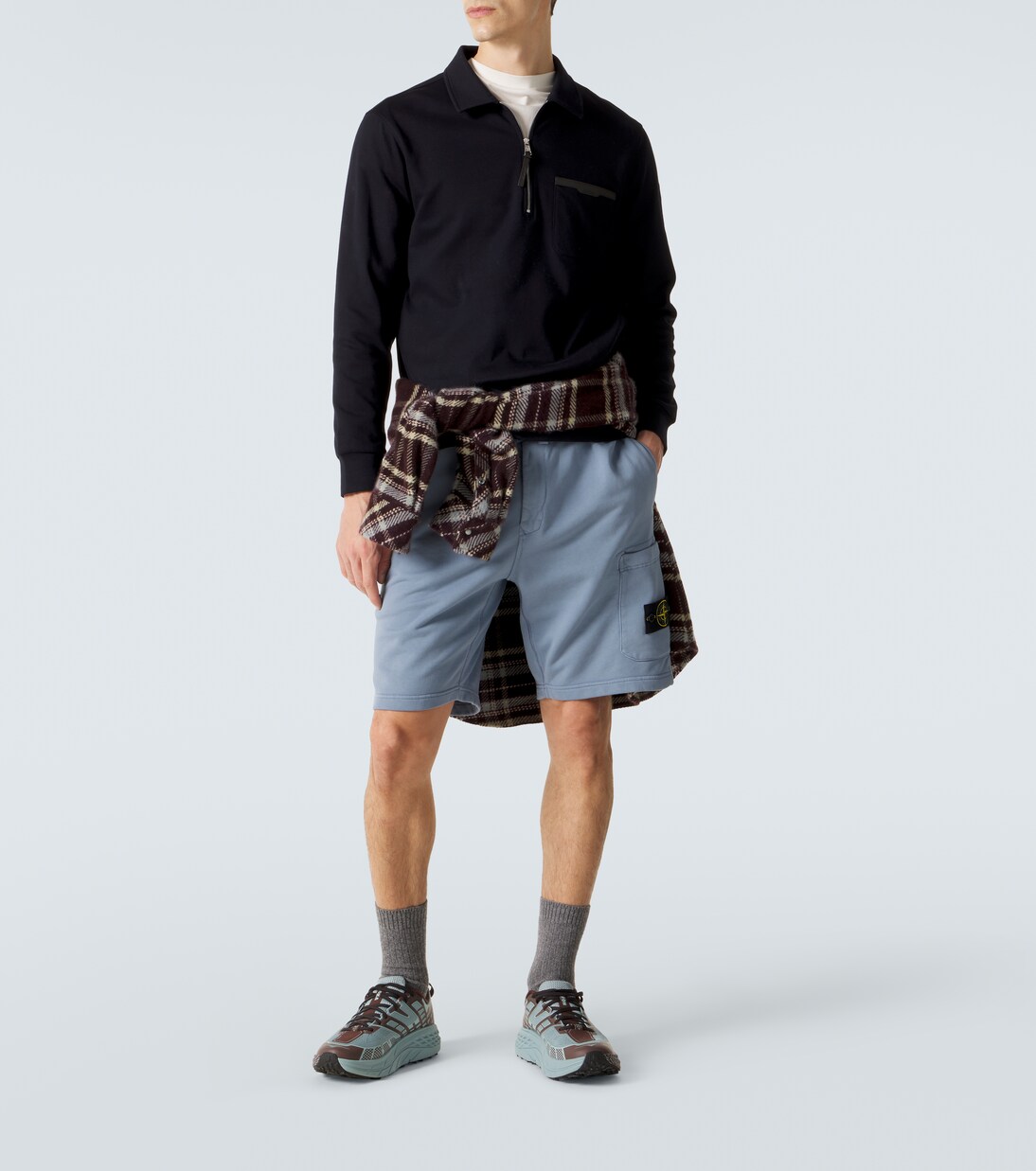 Compass cotton shorts | Stone Island