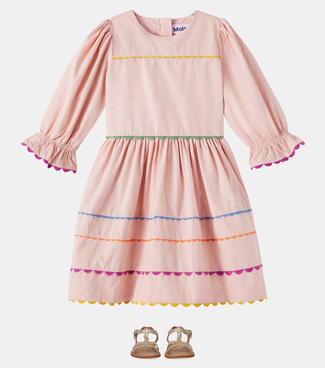 Capella scalloped cotton dress | Molo