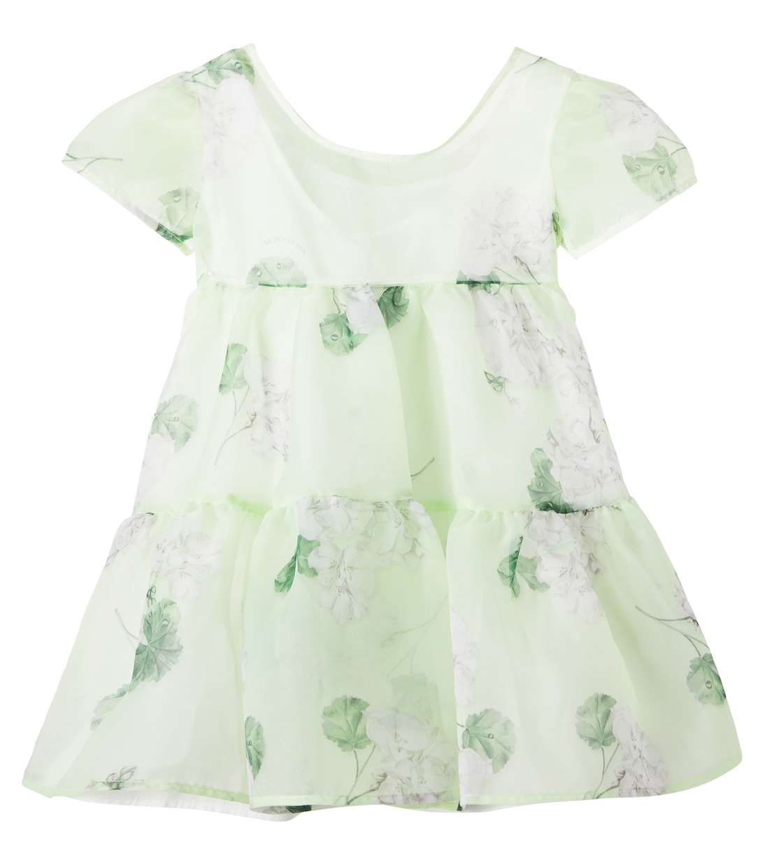 Bedrucktes Kleid aus Organza | Monnalisa