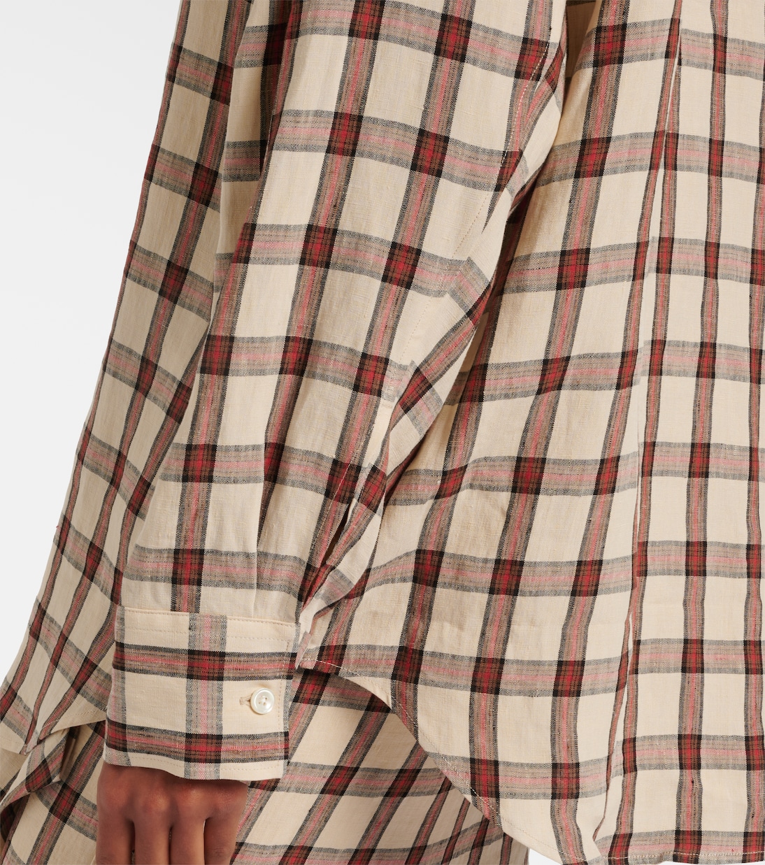 Camisa de lino a cuadros | Róhe