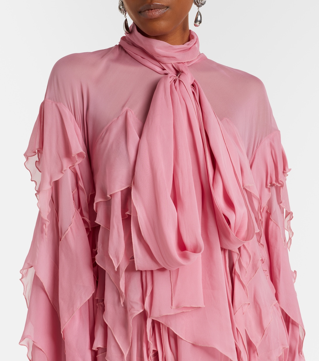 Robe à volants superposés | Blumarine