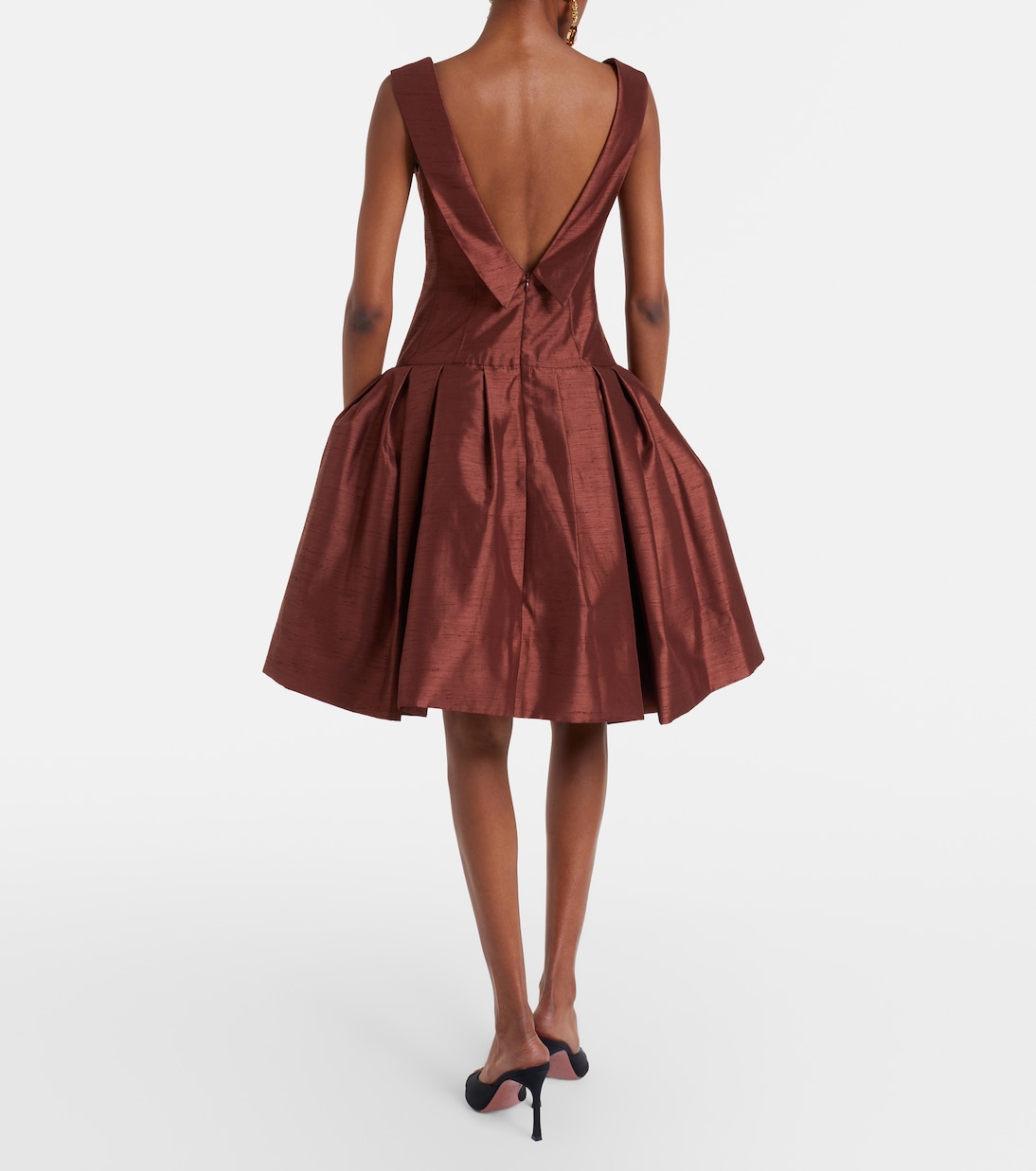 Bow-detail mini dress | Shushu/Tong