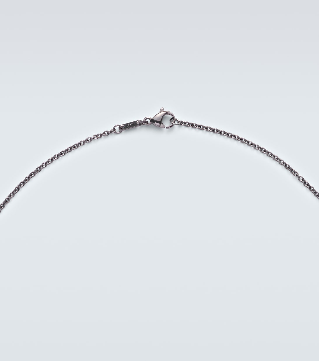 Evil Eye sterling silver (925/1000) pendant necklace with diamonds | Ileana Makri