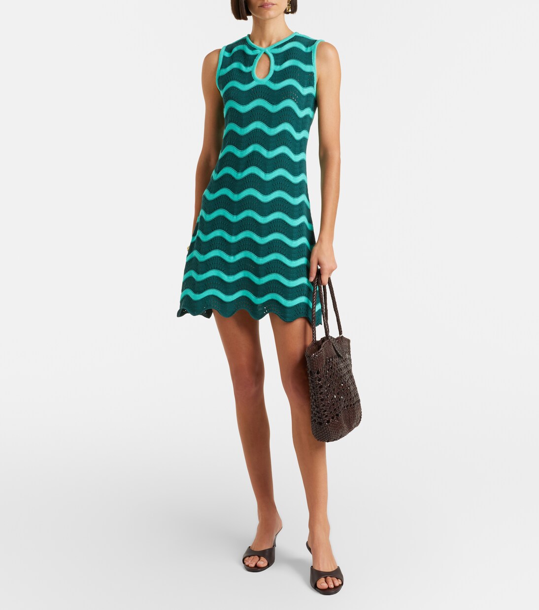 Minikleid Wavy aus Häkelstrick | La DoubleJ