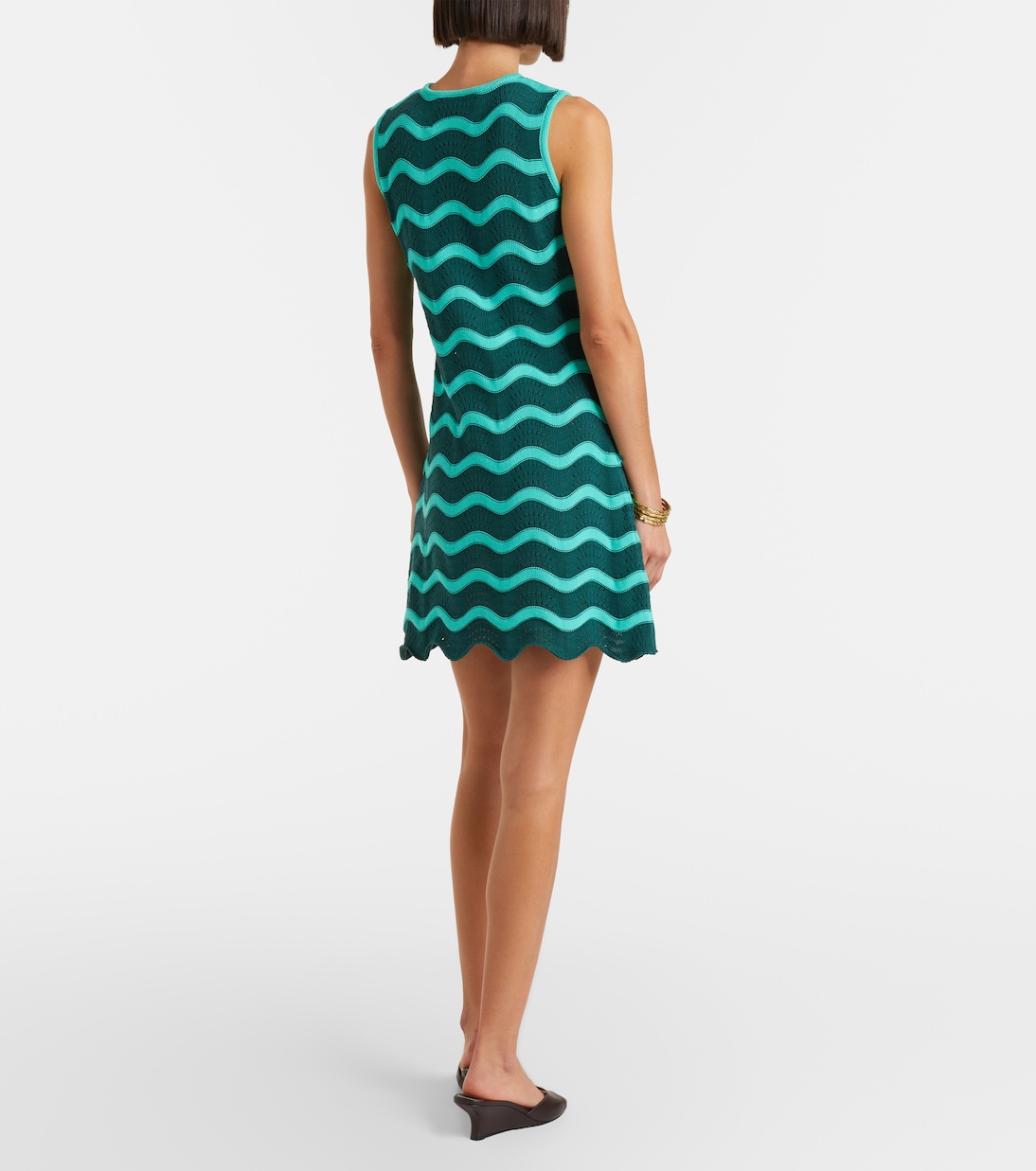 Minikleid Wavy aus Häkelstrick | La DoubleJ