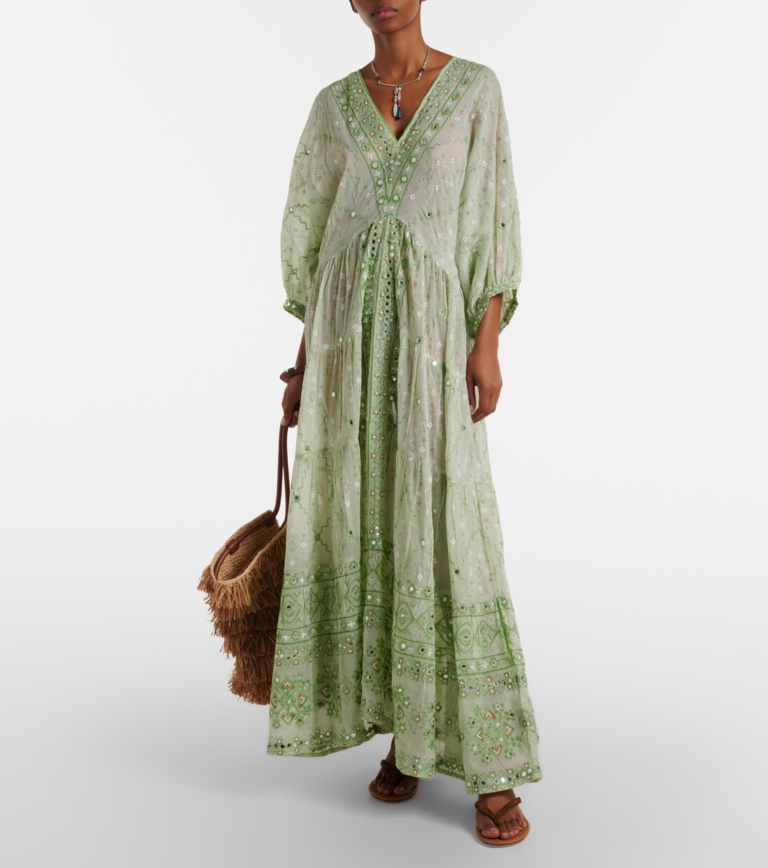 Abito lungo in cotone | Juliet Dunn