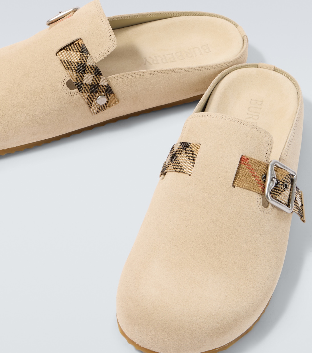 Mules Urchin en daim | Burberry