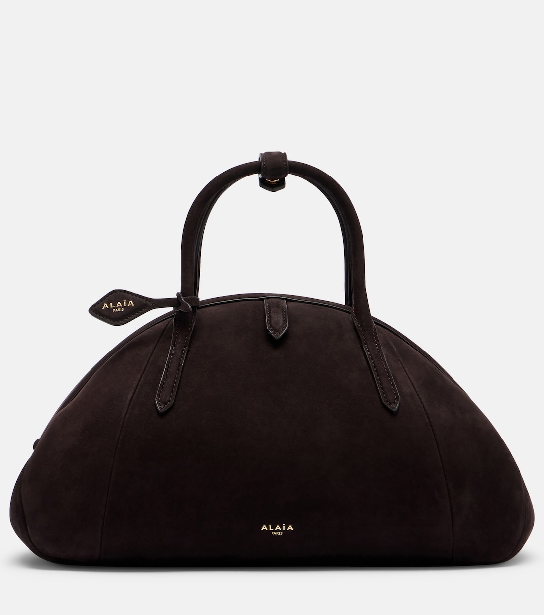 Purse Small suede top-handle bag | Alaïa