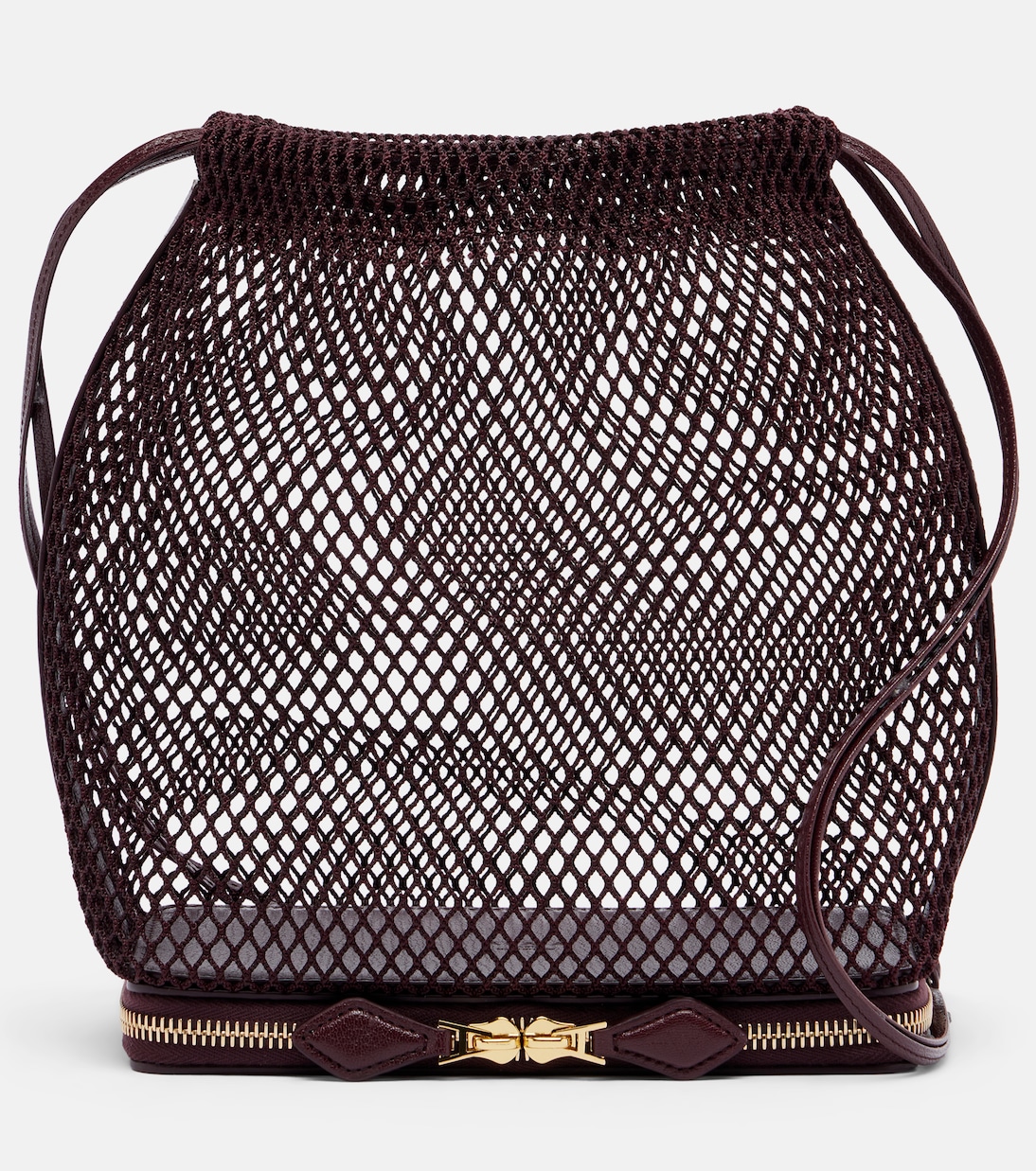Le Pochon fishnet bucket bag | Alaïa