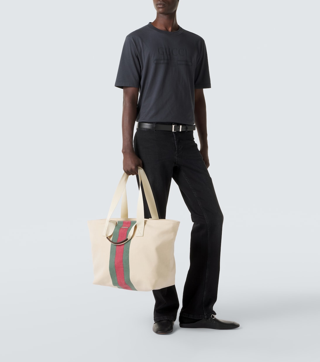 Bolso de lona con Web | Gucci