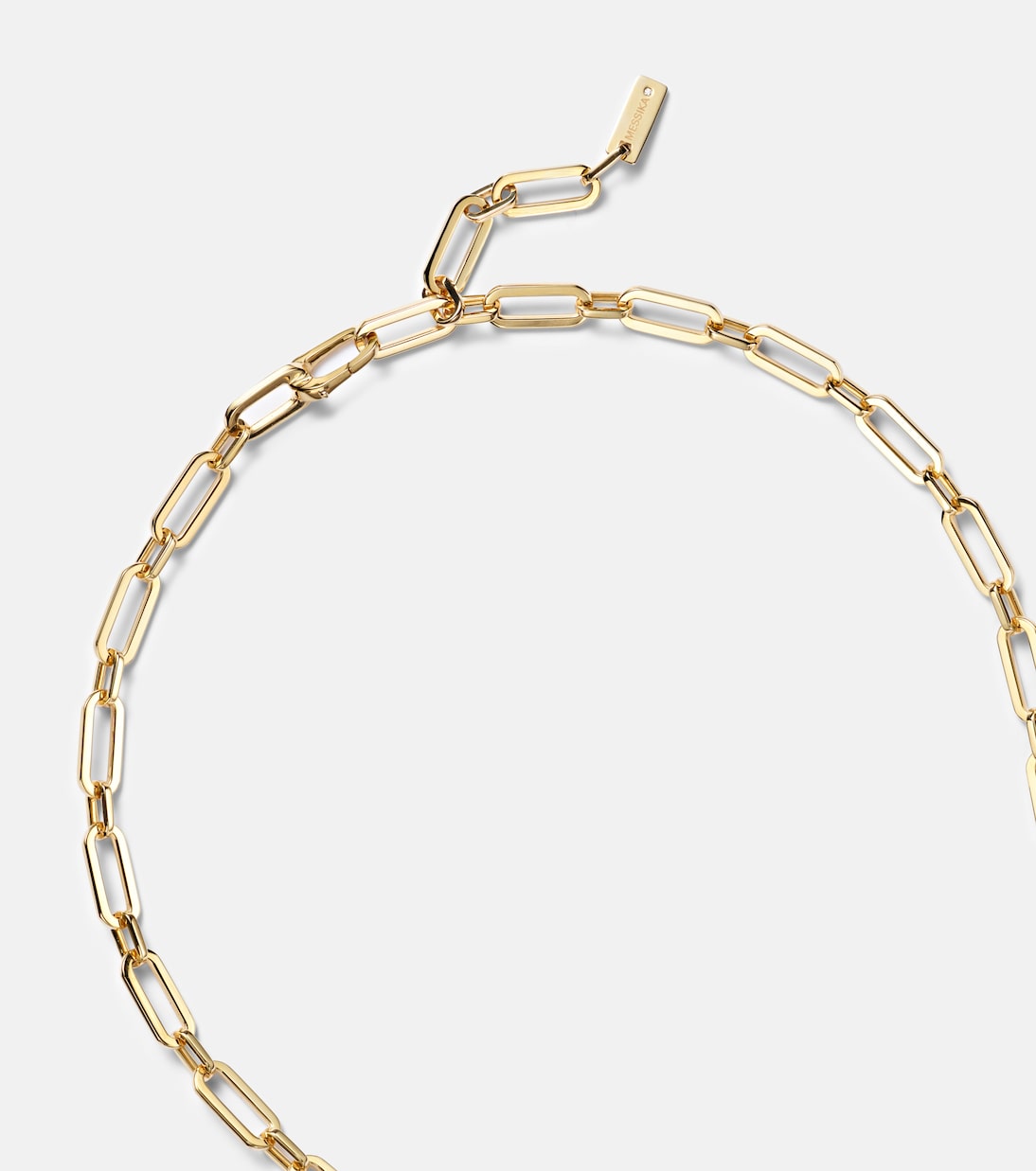 Collar de cadena Move Link de oro de 18 ct con diamantes | Messika