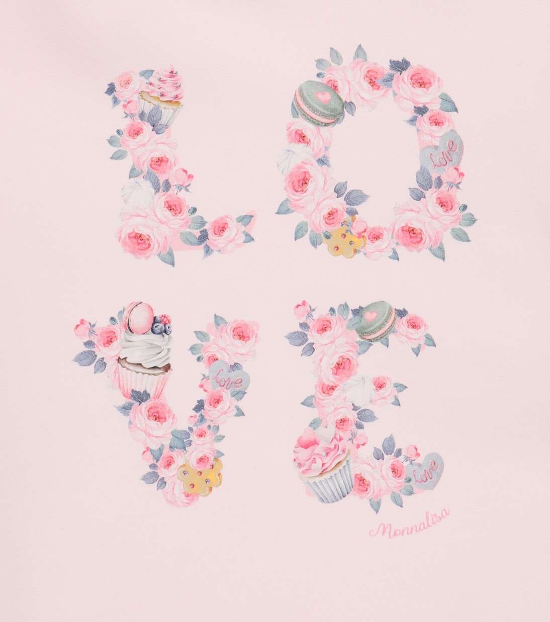 Printed stretch-cotton dress | Monnalisa