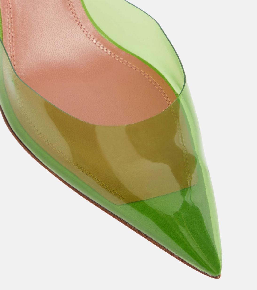 Slingback-Pumps Holli Glass | Amina Muaddi