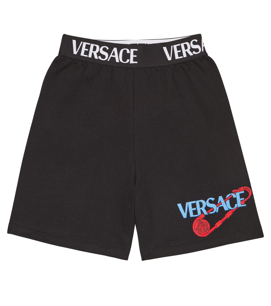 Shorts aus Baumwoll-Jersey | Versace Kids