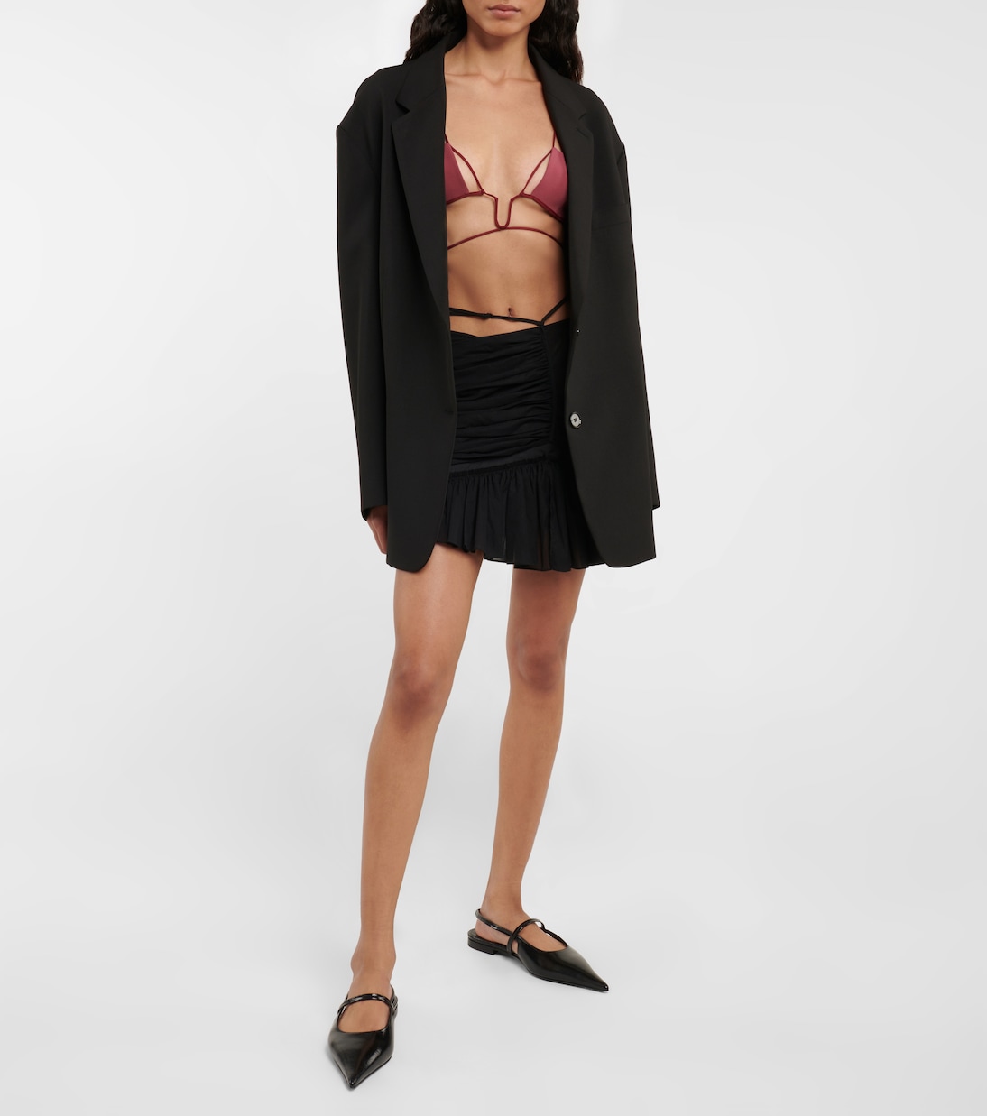 Bralette aus Gabardine | Nensi Dojaka