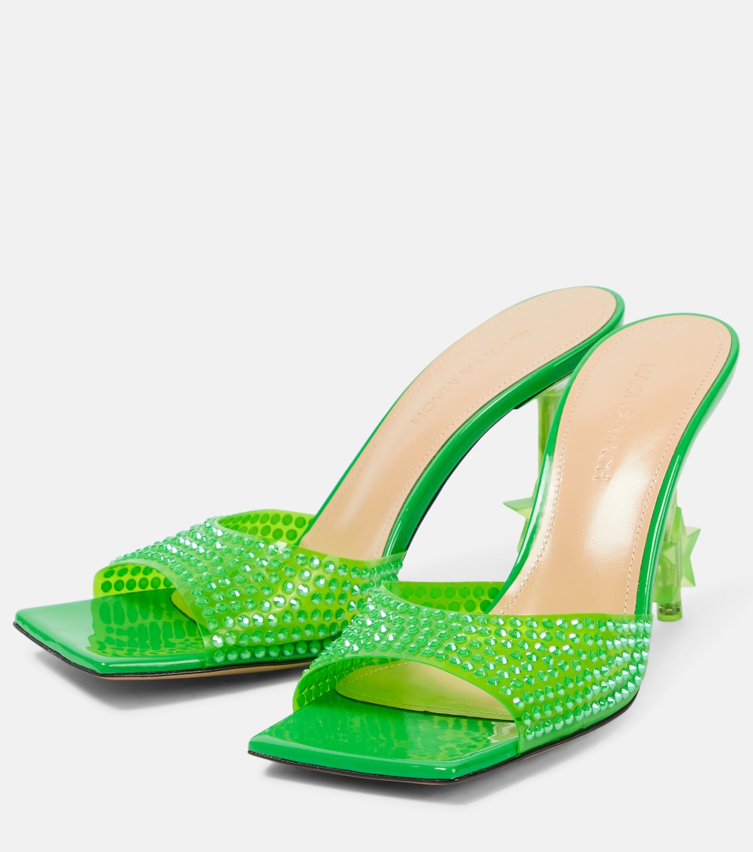 Verzierte Pantoletten Star | Mach & Mach