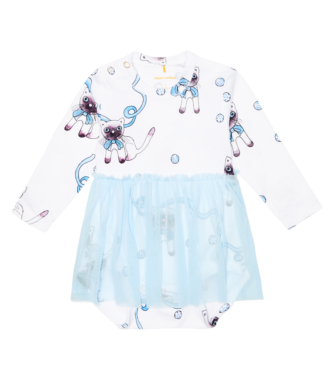 Bébé – Robe en coton et tulle | Mini Rodini