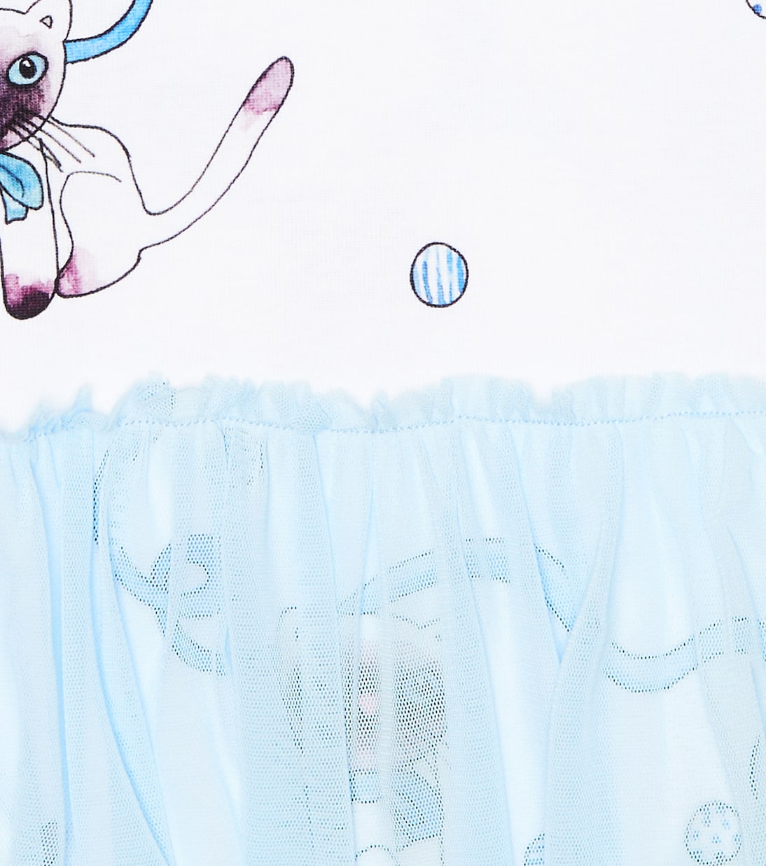 Bébé – Robe en coton et tulle | Mini Rodini