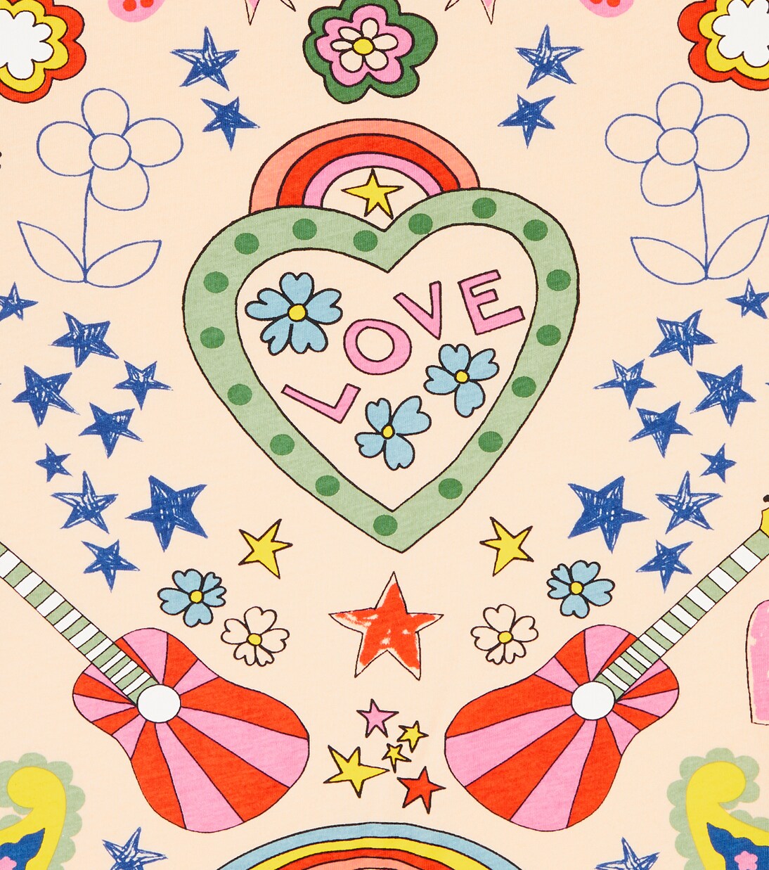 Printed cotton jersey T-shirt | Stella McCartney Kids