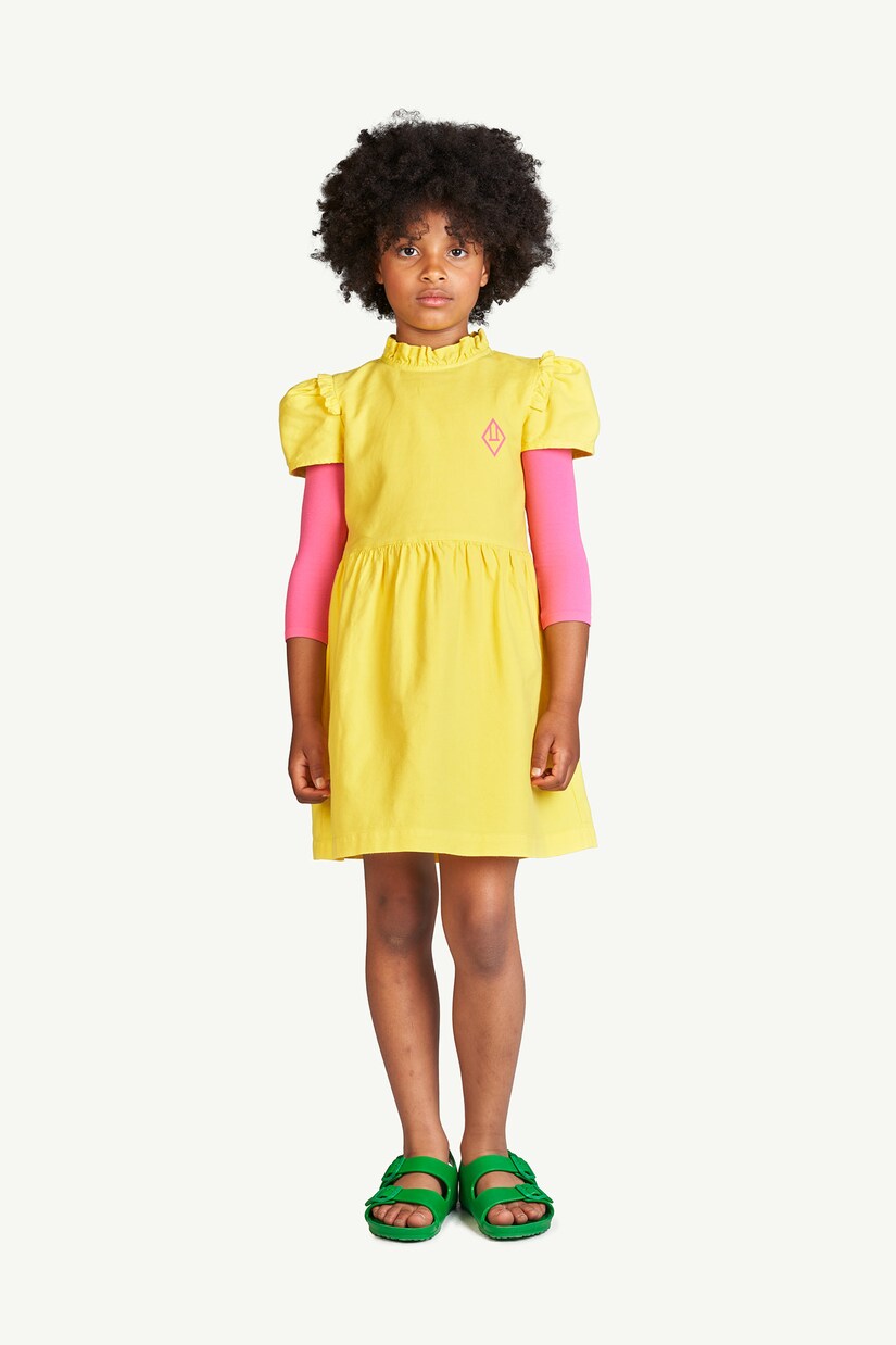 Tortoise cotton and linen dress | The Animals Observatory