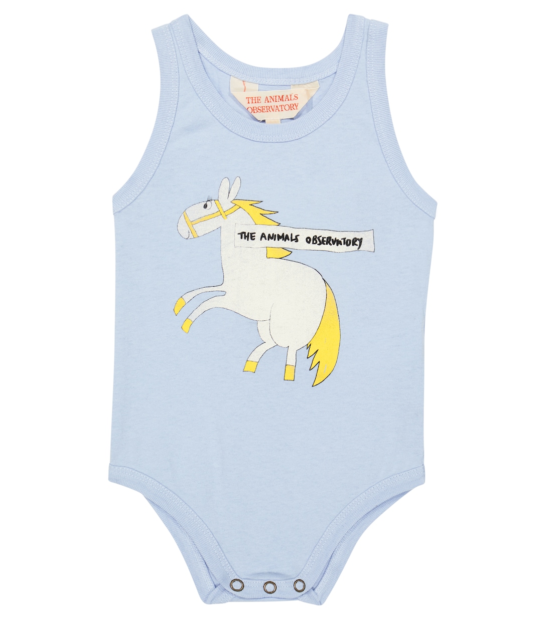 Baby Turtle printed cotton bodysuit | The Animals Observatory