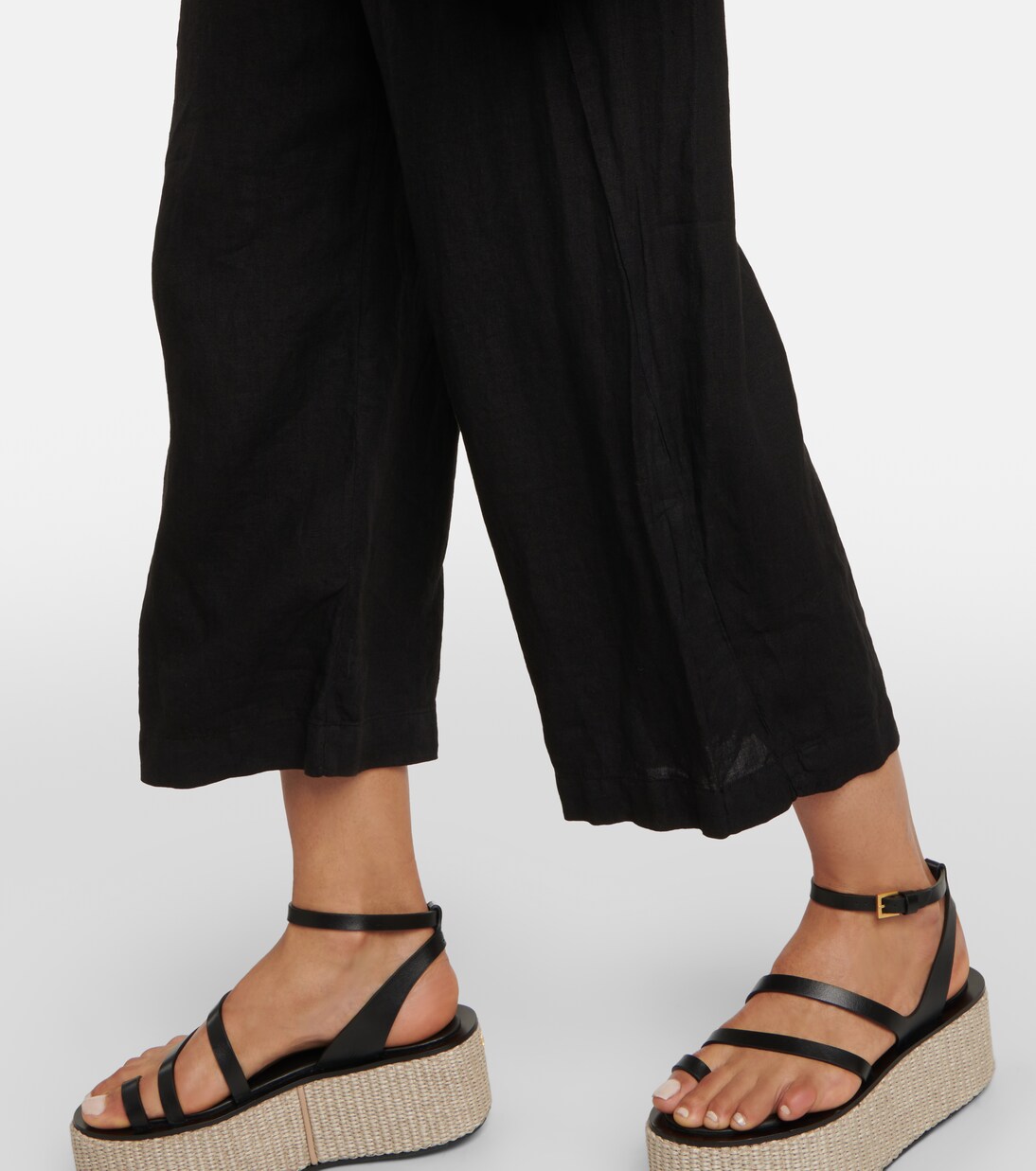 Weite Hose Lola aus Leinen | Velvet