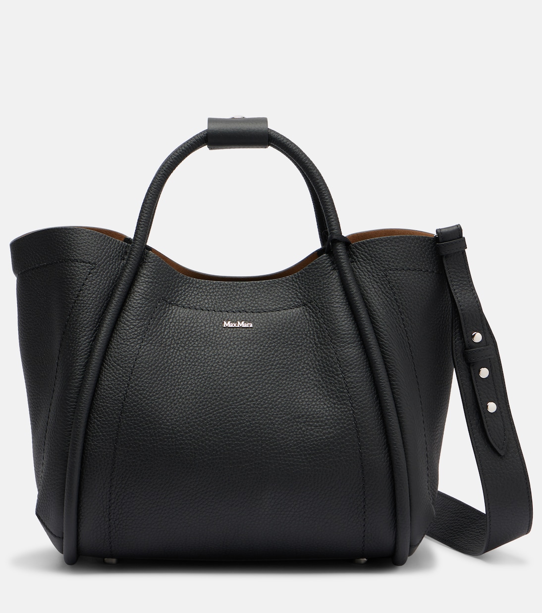 Marine leather tote bag | Max Mara