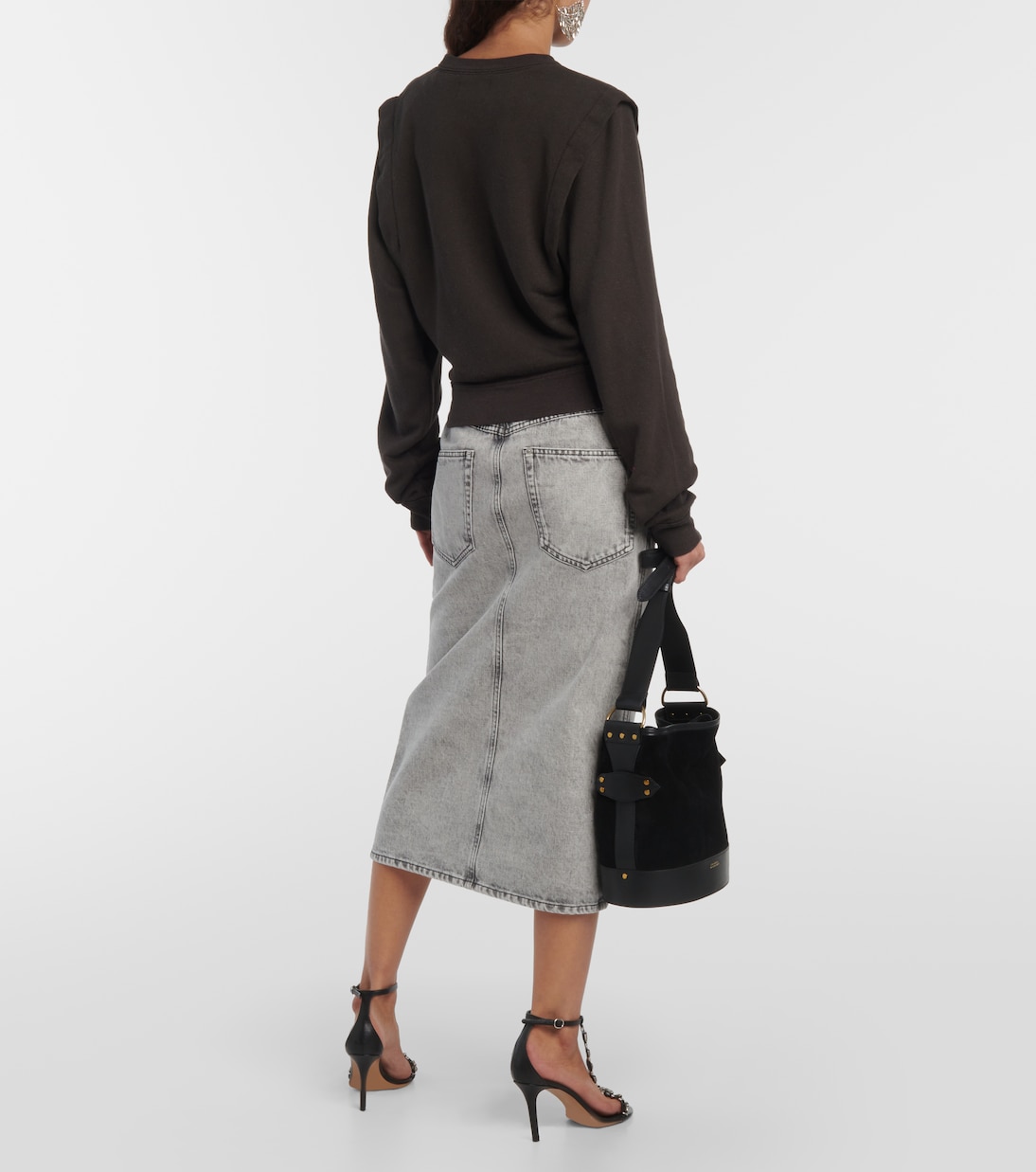 Sweat-shirt Masson en coton mélangé | Marant Etoile