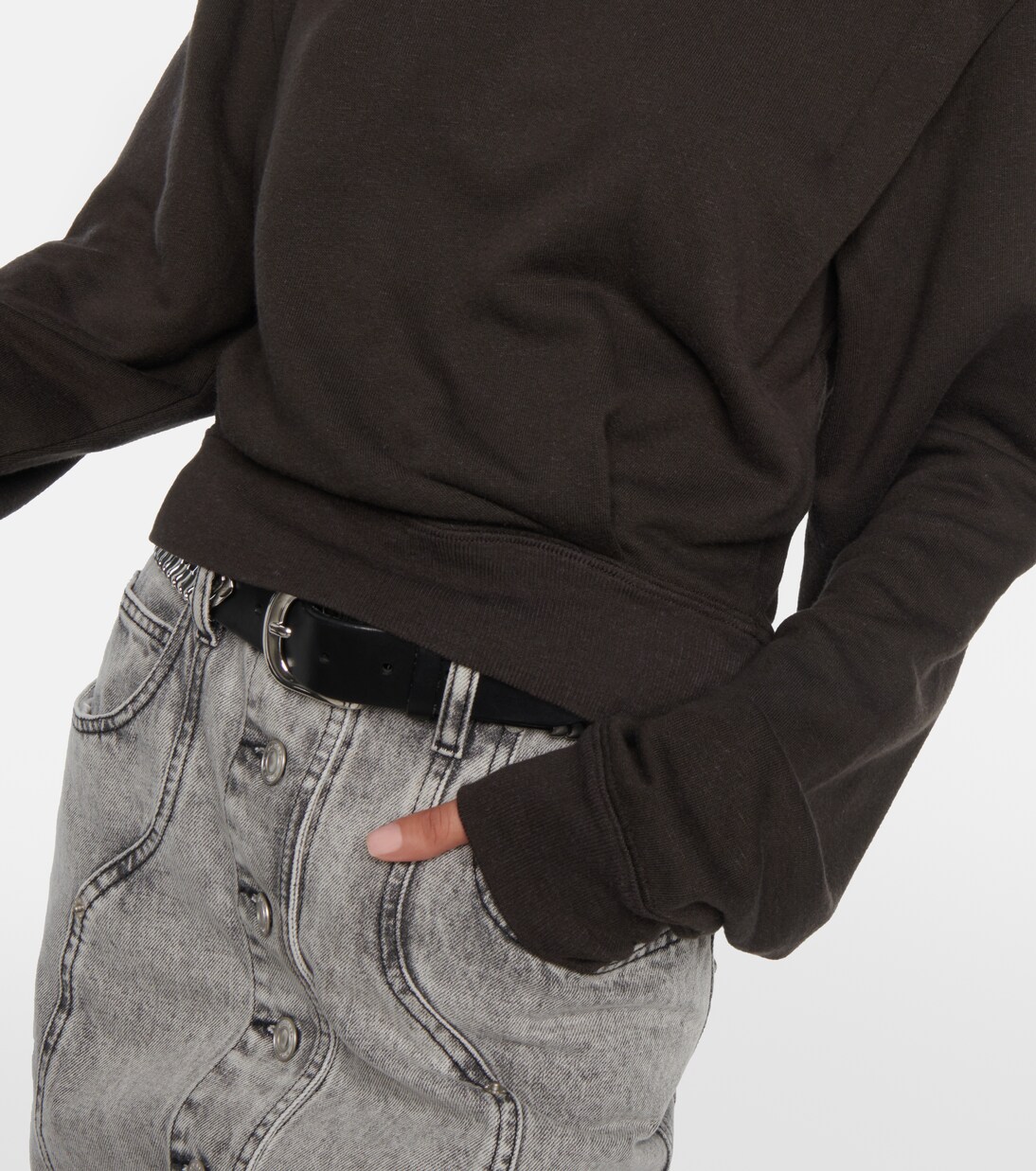 Sweat-shirt Masson en coton mélangé | Marant Etoile