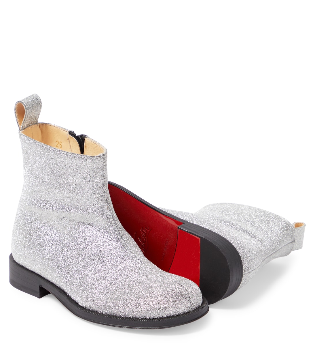 Ankle Boots Bootynou mit Glitter | Christian Louboutin Kids