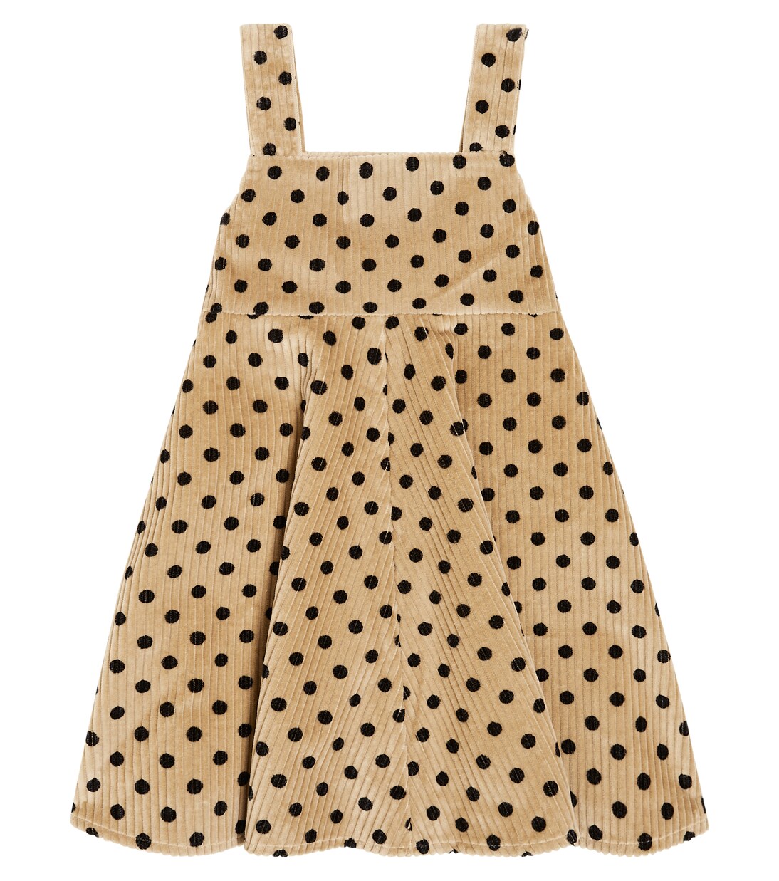 Polka-dot cotton corduroy dress | Paade Mode
