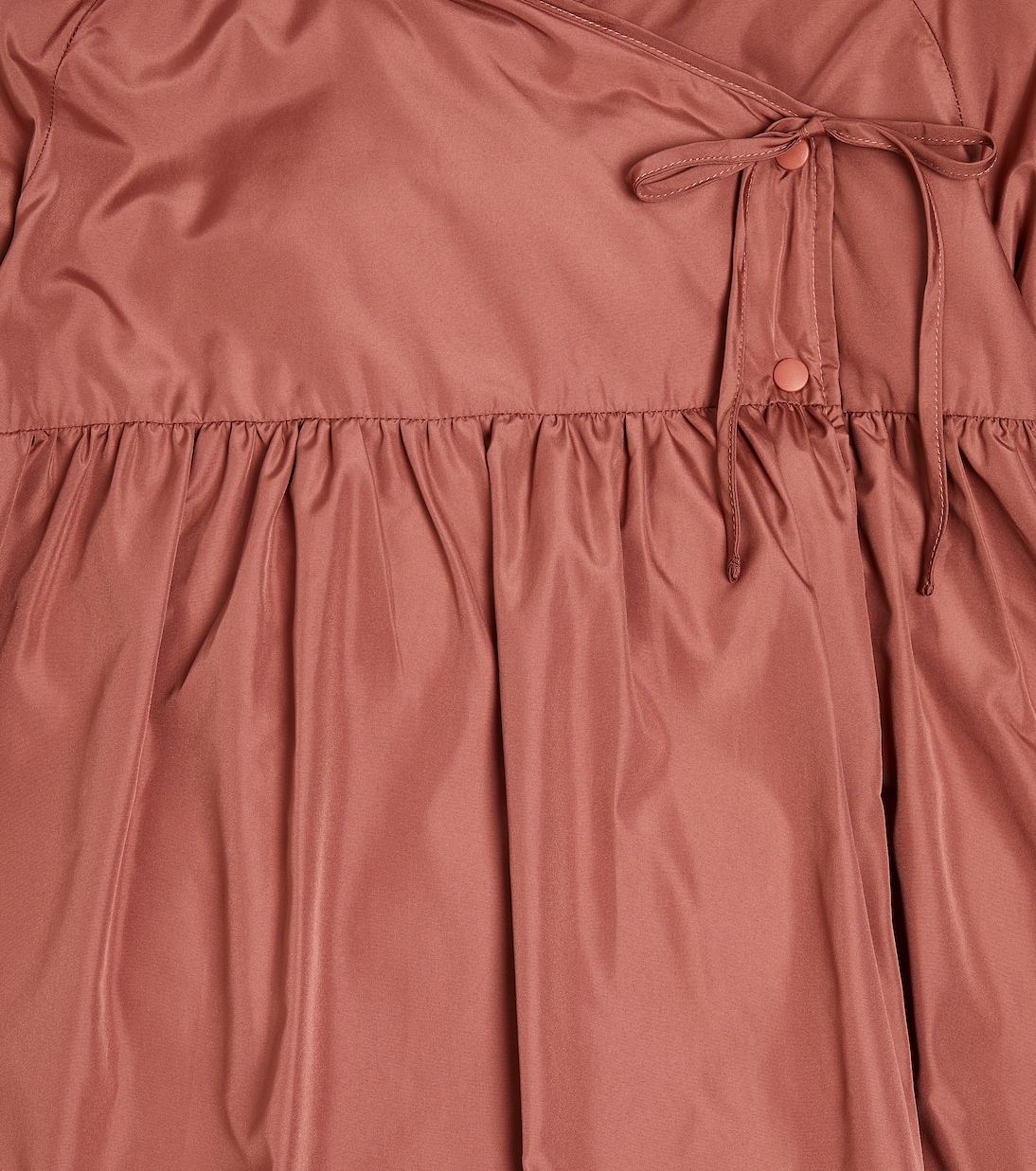 Miyuki wrap puffer coat | C'era Una Volta