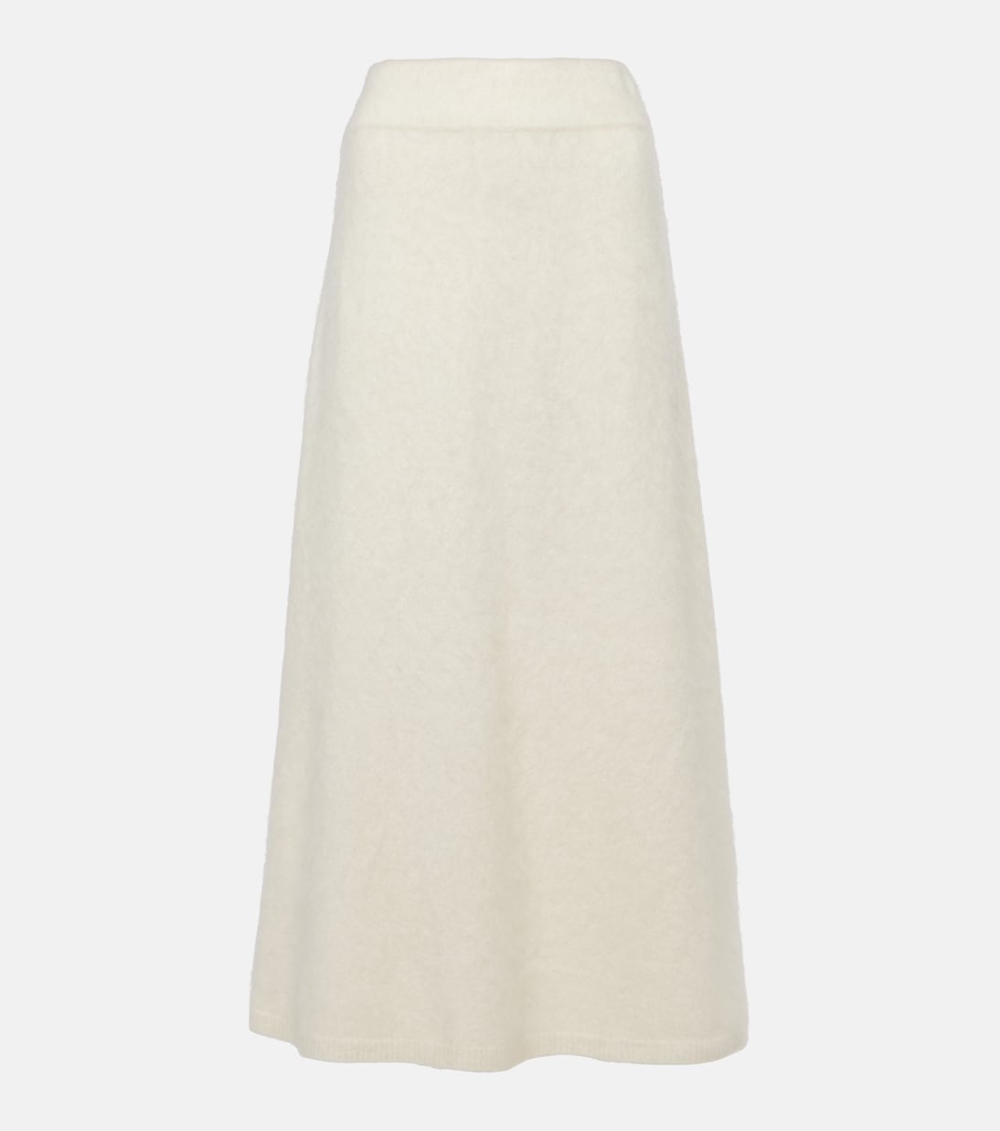 Asta brushed cashmere midi skirt | Lisa Yang