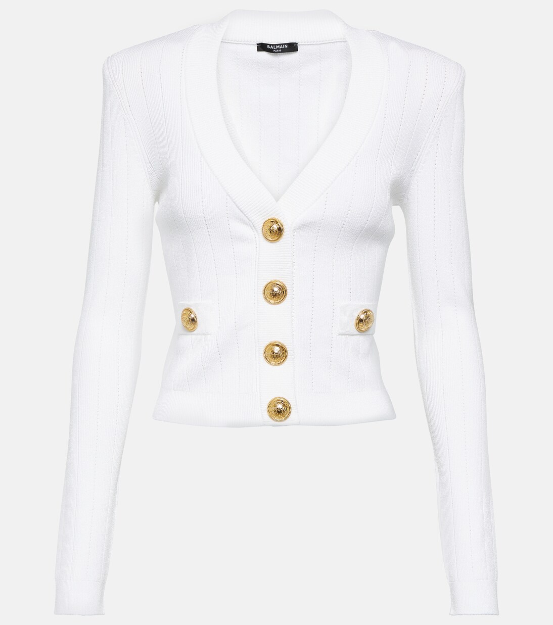 Cardigan aus Rippstrick | Balmain