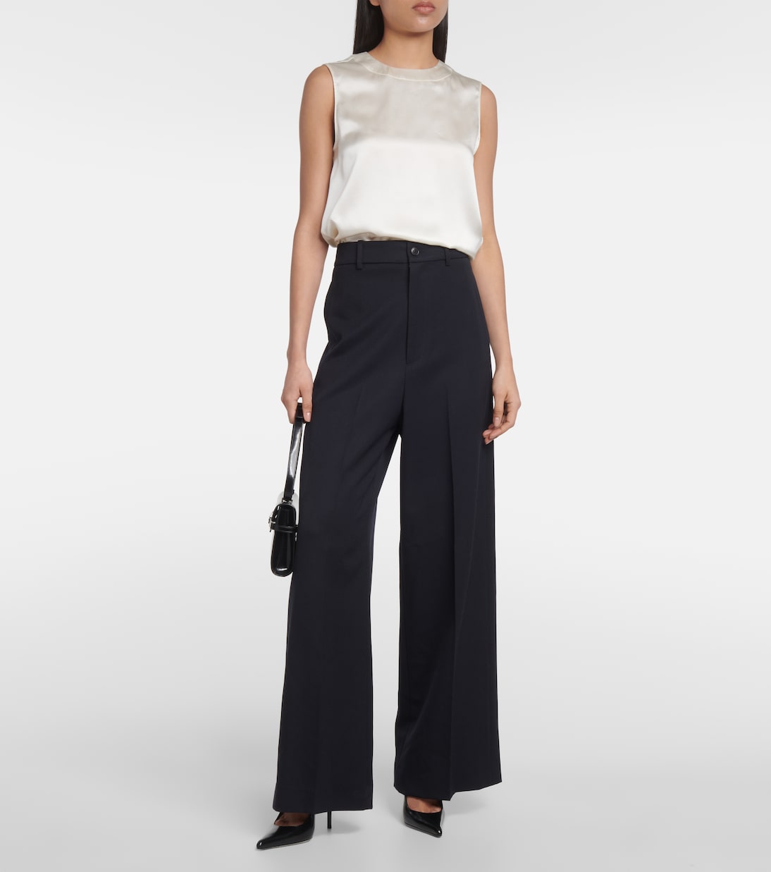 Pantalon ample Johan en laine vierge | Nili Lotan