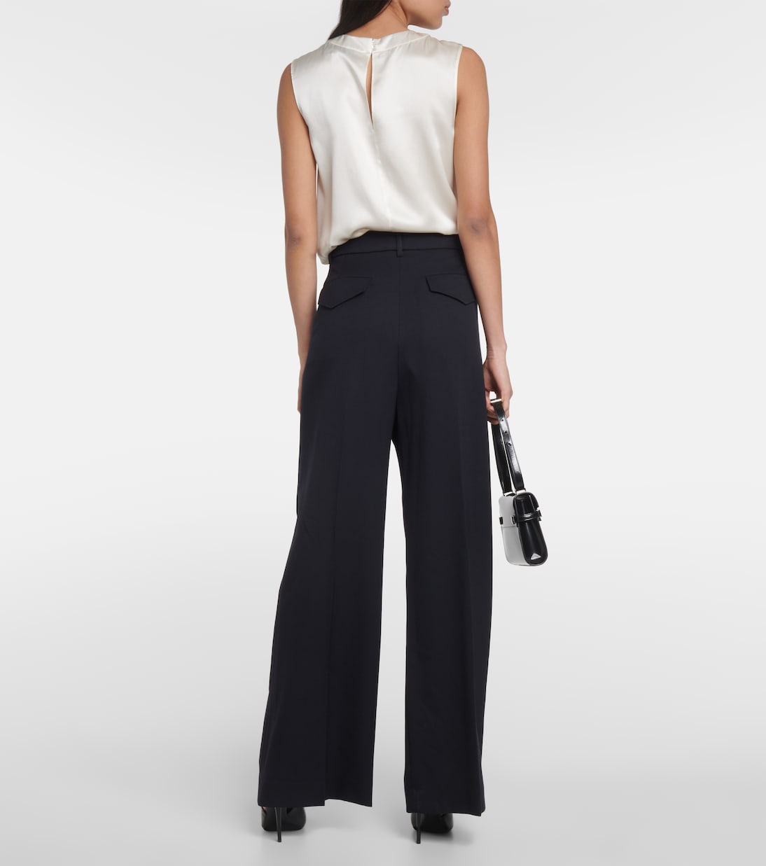 Pantalon ample Johan en laine vierge | Nili Lotan