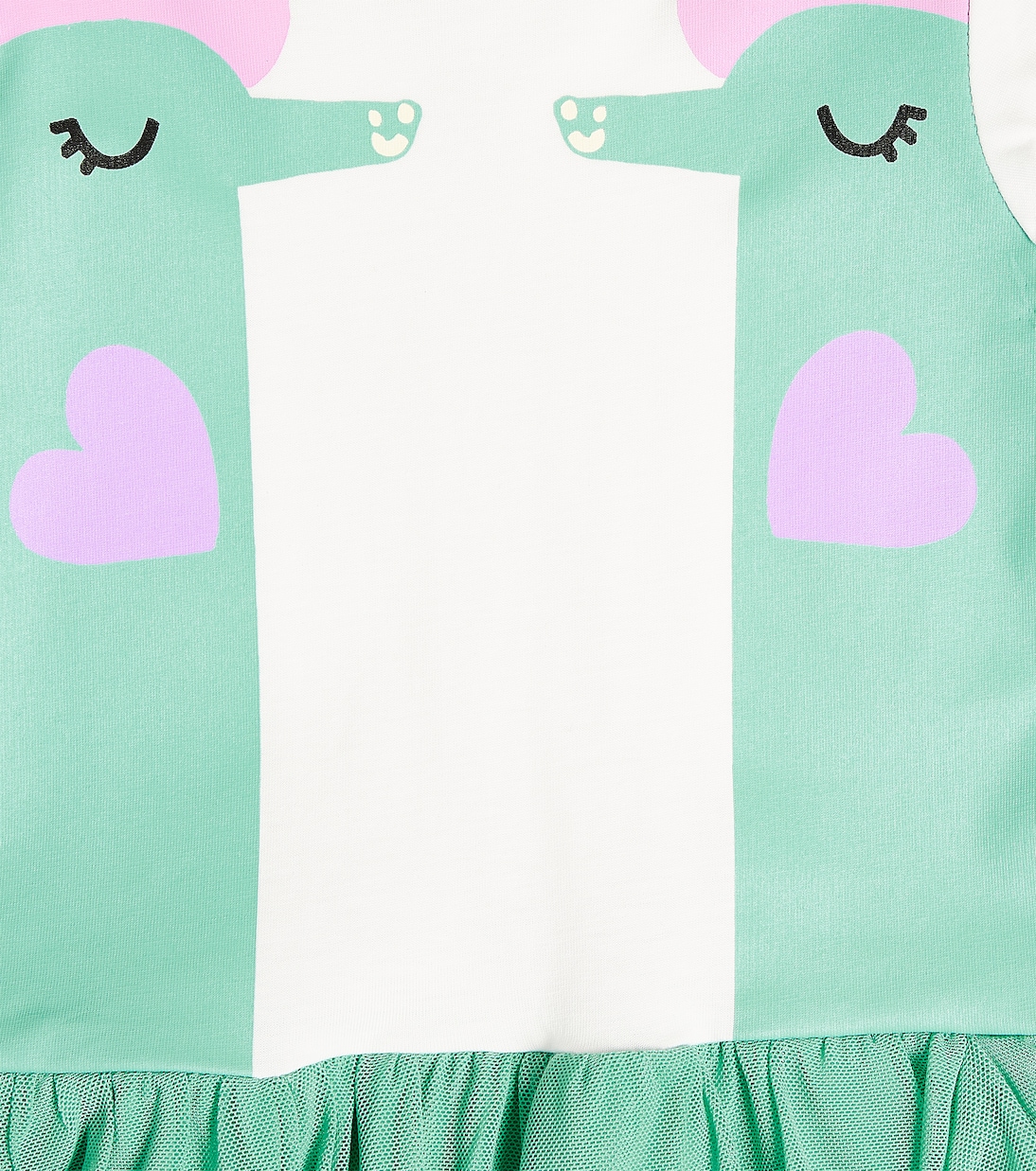 Vestido de algodón estampado | Stella McCartney Kids