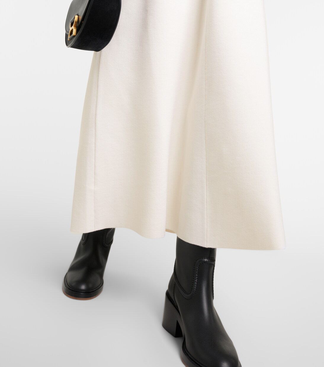 Maxikleid aus einem Wollgemisch | Chloé