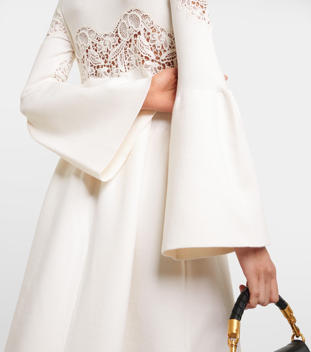 Maxikleid aus einem Wollgemisch | Chloé