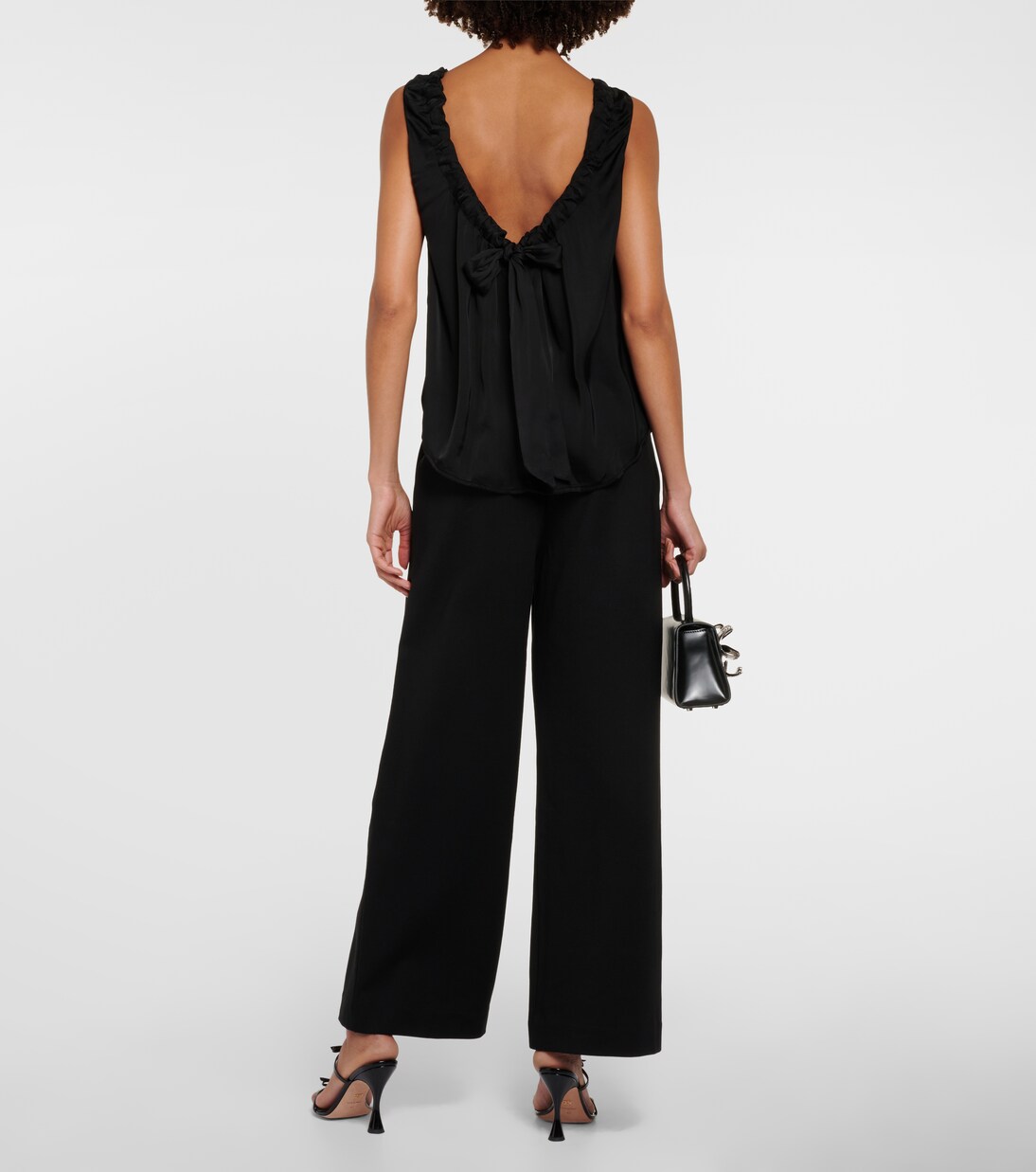 Top Mindi aus Satin | Velvet